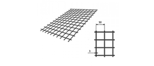 Сетка сварная (дорожная) 50х50х3мм 1х2м купить с доставкой в Узуново
